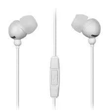 Casca in ureche cu Jack 3.5 mm alb cu microfon Plugz Maxell 1