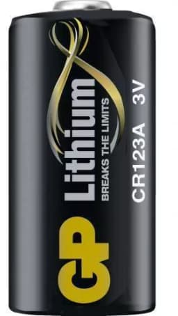 Baterie litiu CR123A 3V 16.8x34.5mm GP 2
