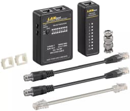 Tester retea RJ11 RJ12 RJ45 ISDN CAT5 CAT6 BNC Goobay 1