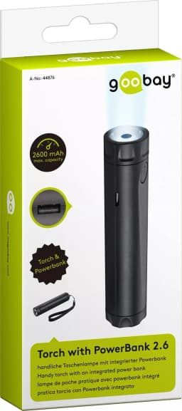 Lanterna cu acumulator 2600mAh LED Goobay 5