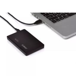 Rack 2588US Black USB 2.0 Tool Free 2.5" SATA External Enclosure Orico 3