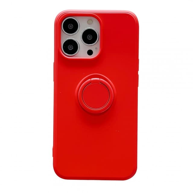 Husa protectie compatibila cu Samsung A32 4G Liquid Silicone Ring cu suport rotativ Rosu