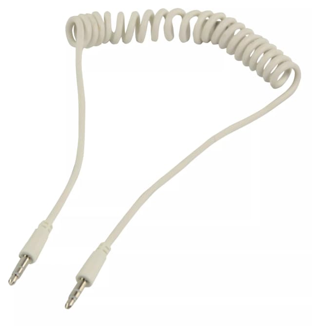 Cablu audio JACK spiralat 3.5 mm stereo tata la 3.5 mm stereo tata 1m Valueline