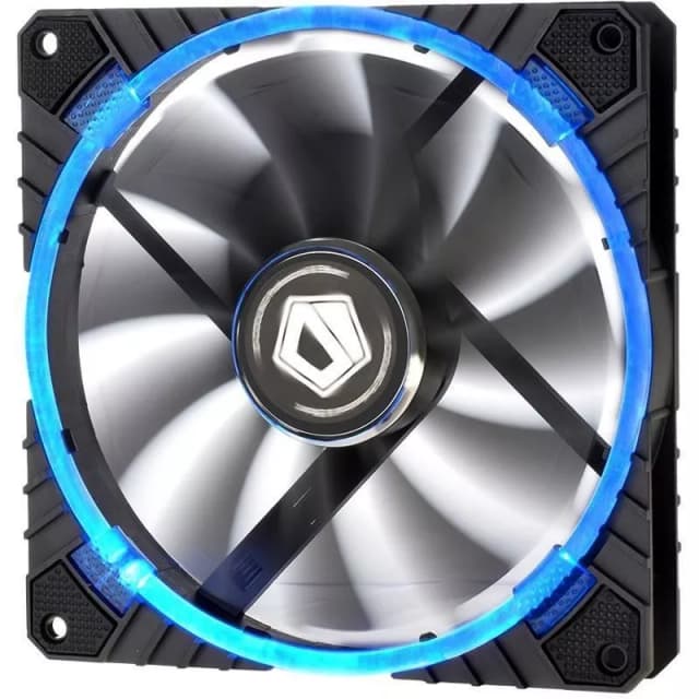 Ventilator ID-Cooling CF-14025-B 140mm 200-1300RPM Concentric Circular iluminare albastra