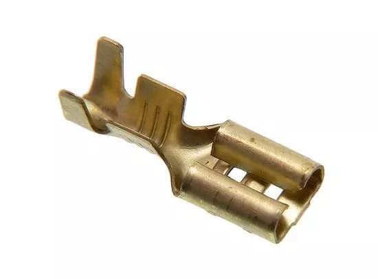 Terminal papuc plat 4.8mm 0.5mm mama 0.5/2mm2 crimpat pe cablu IMP 2670.05.00.9