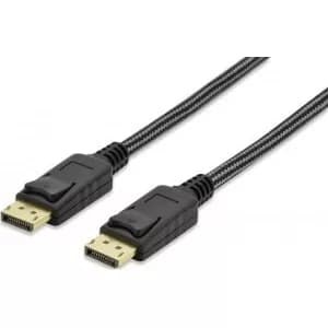 Cablu DisplayPort 1.2v DisplayPort mufa din ambele parti 3m EDNET 84501