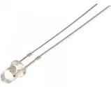 LED 3mm portocalie 12V 1120-1560mcd 30 grade Parte frontala convex OPTOSUPPLY OSO5JA3131A-12V