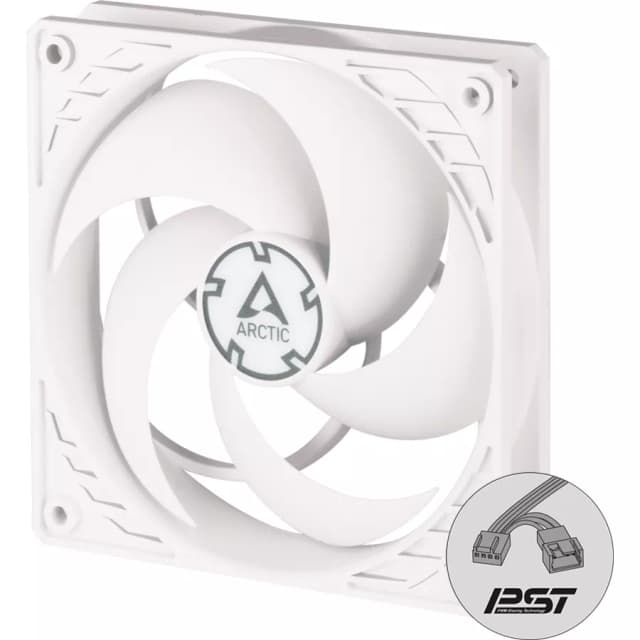 Ventilator P12 PWM PST 120 x 120 x 25 mm 200-1800RPM alb ARCTIC AC ACFAN00170A