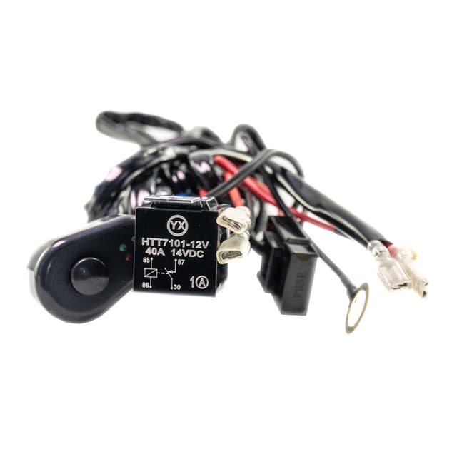 Cablu doua iesiri cu intrerupator pentru bara sau proiector LED 12-24V 40A 480W CLL013 Carguard