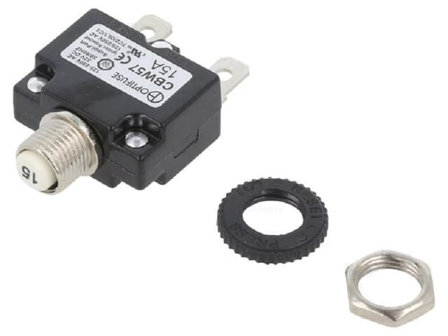 Siguranta termica 15A Imax1kA 125V 250V 32VDC 50VDC CBW57-HS-15A-5X OPTIFUSE