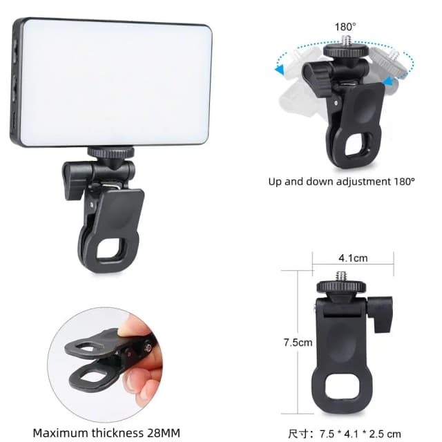Lumina 140 LED pentru fotografii /selfie /videoclipuri 140 baterie USB 3100mAh 2500-9000K W140 RGB