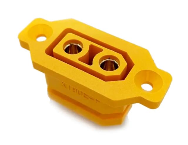 Conector alimentare DC XT90 30A /500V soclu mama panou 2 pini AMASS XT90E-F