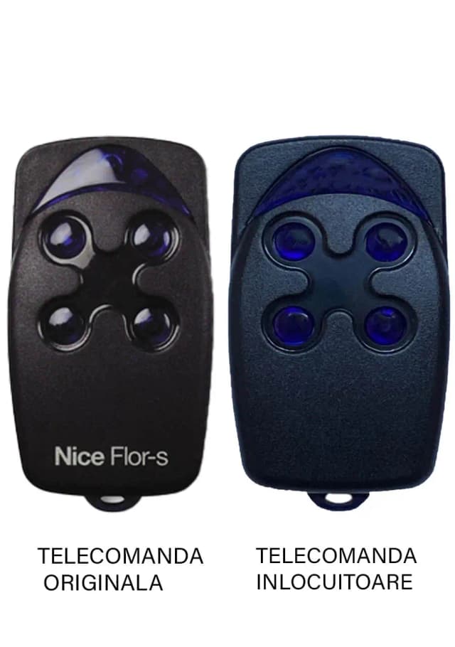Telecomanda inlocuitoare poarta garaj radio cu 4.5 milioane de combinatii Nice Flo 4 R-S Sistem cu cod dinamic de 433.92MHz cu a