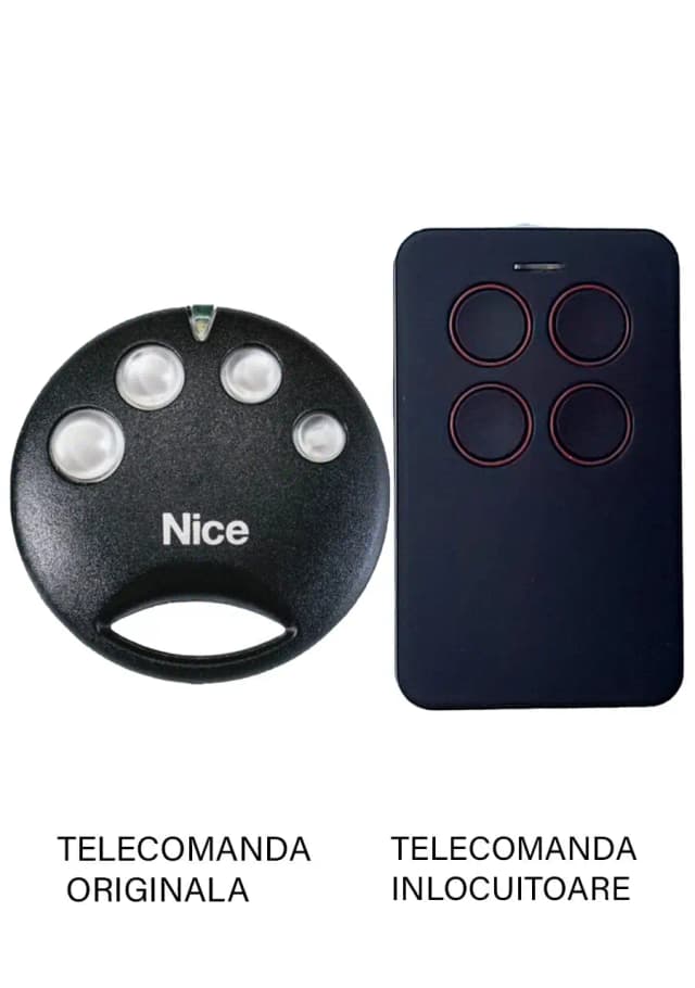Telecomanda inlocuitoare poarta garaj de 2 si 4 canale cod saritor 433.92MHz NICE SMILO SM4 compatibila cu originalul (842)