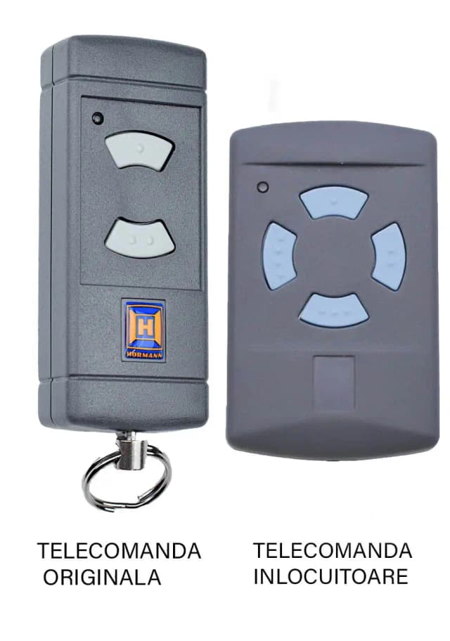 Telecomanda inlocuitoare poarta garaj de 2 si 4 canale cod fix 868.35MHz Hormann HSE2-868 compatibila cu originalul (821)