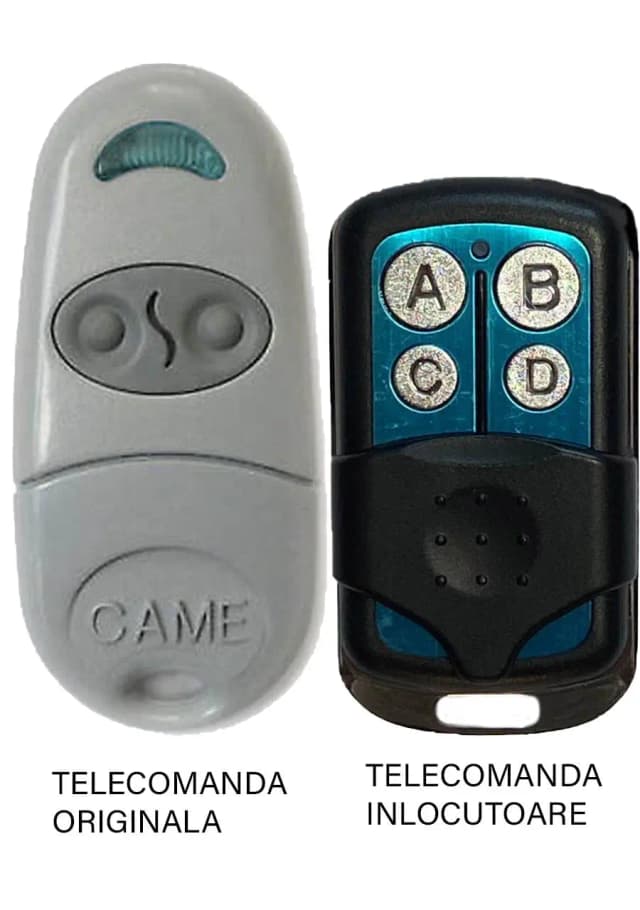 Telecomanda inlocuitoare poarta garaj 2 butoane cod fix frecventa 433.92MHz Came Top 432NA compatibila cu originalul (806)