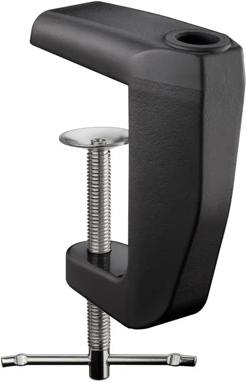 Suport prindere birou negru rezerva pentru lampa de lucru pentru cod 65575 /64986 /64988 /64990 Goobay 64987