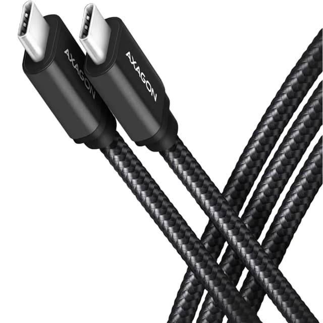 Cablu de date / incarcare AXAGON BUCM3-CM15AB USB-C la USB-C 3.2 Gen1 1.5m PD 60W 20V/3A