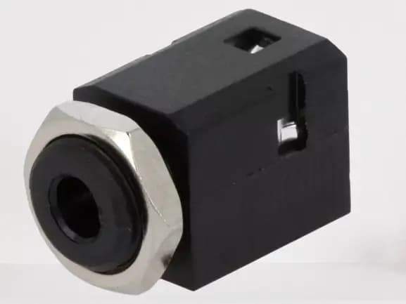 Conector Jack 3.5 mm CLIFF FC681375VH soclu mama stereo 3 contacte pe panou cu piulita