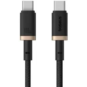 Cablu alimentare si date Baseus P10377803U01-00 Dura Fast Charging /Data USB Type-C la USB Type-C 100W certificat 1m galben+negr
