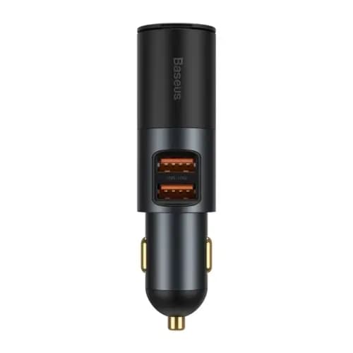 Incarcator bricheta auto Baseus CCBT-D0G Share Together 2x USB Output 5V /3A 1x bricheta auto total output 120W gri