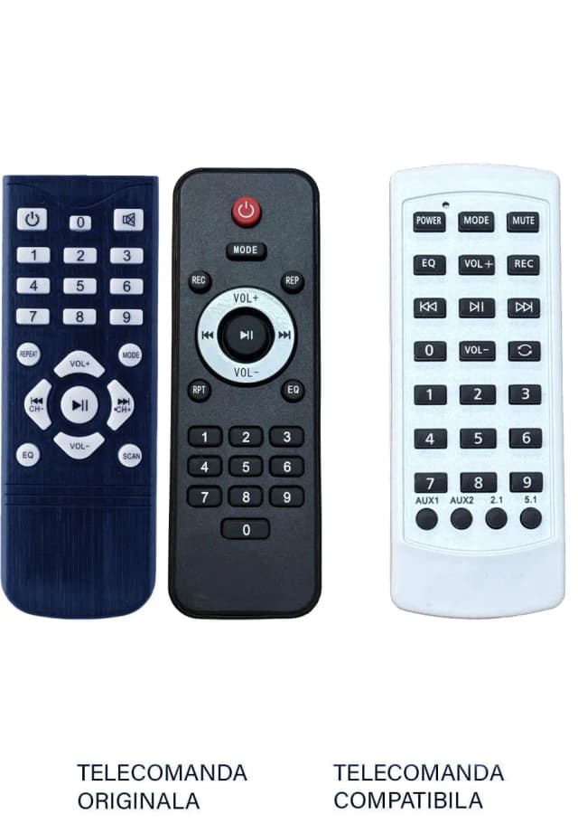 Telecomanda inlocuitoare pentru boxa portabila JRH DP-284 compatibil cu originalul (655)