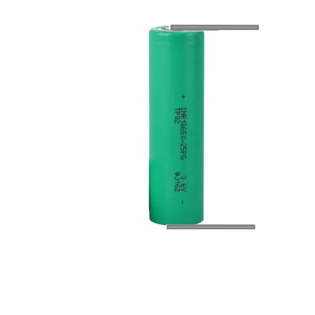 Acumulator TENPOWER 18650 LI-ION 2500mA 20A cu lamele sudate in U INR18650-25PG-U