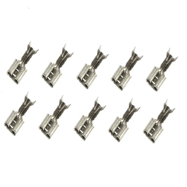 Set 10 papuci cablu mama 6.3x0.5mm cositoriti pentru cablu 0.5-1mm2 Somogyi Electronic KSH 6,3-0,5/Sn-10
