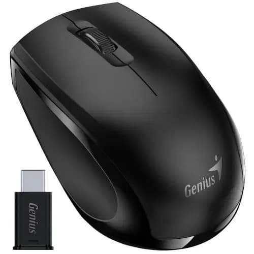 Mouse Genius NX-8006S 31030036400 wireless 2.4GHz optic 1200dpi butoane/scroll 3/1 USB-C negru