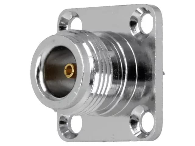 Conector N soclu mama drept montare pe panou cu lipire H3266 COPPER YIZN Jiangsu Tengyu Electronics co.